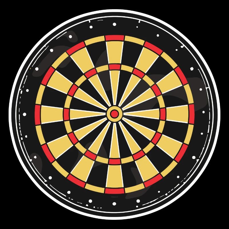 Graphique du jeu de fléchettes