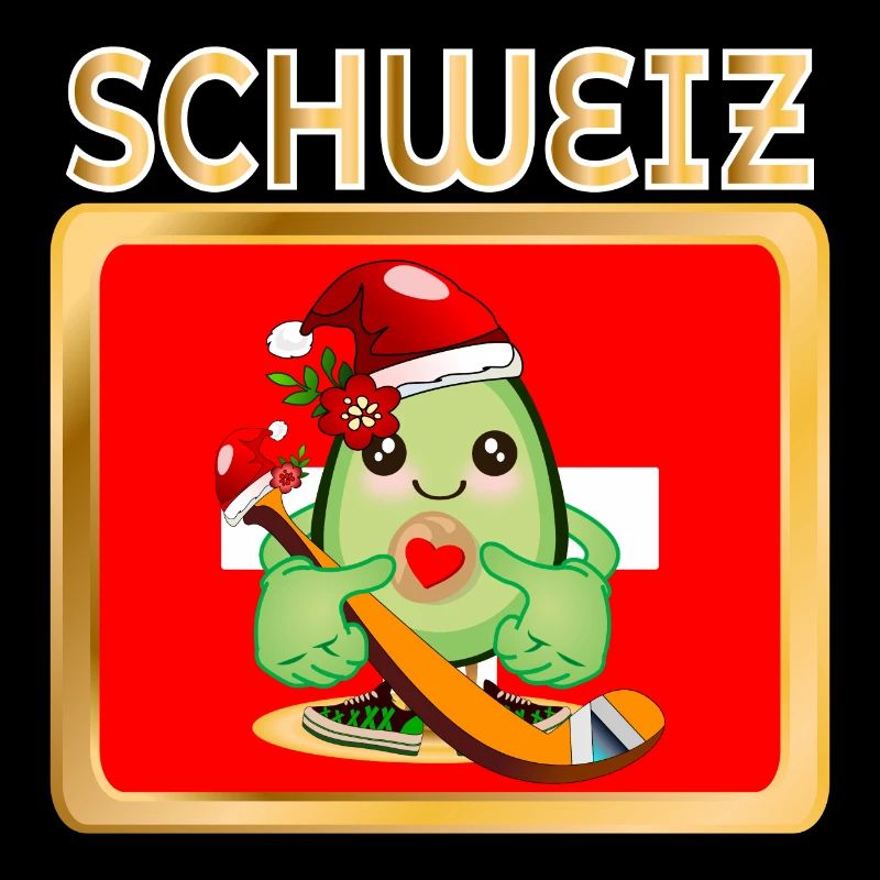WEIHNACHTEN EISHOCKEY AVOCADO SCHWEIZ