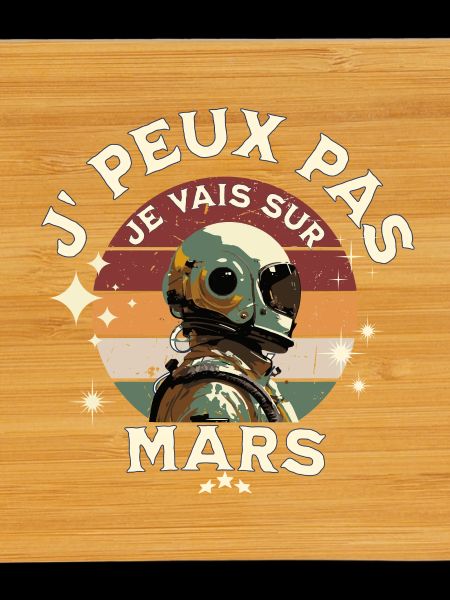 Astronaut ship on Mars