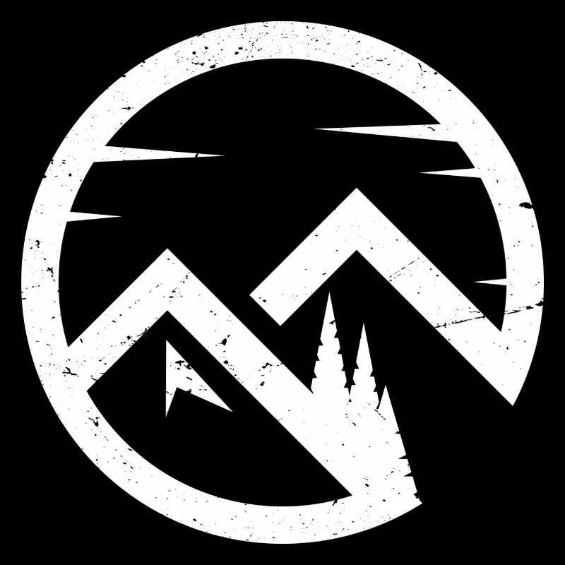 Circular Mountain Emblem