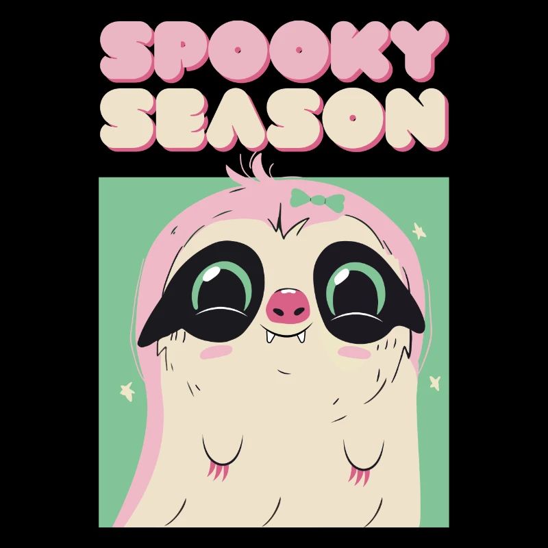 Spooky Season – Cute Vampire Sloth