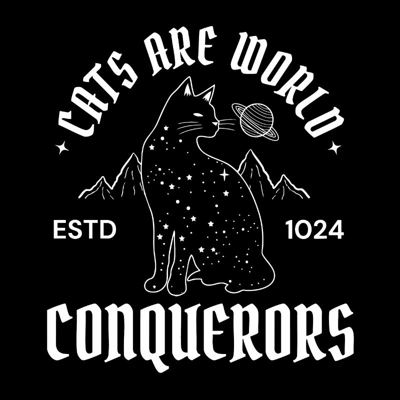 Les chats sont des conquérants du monde – Galactic Cat