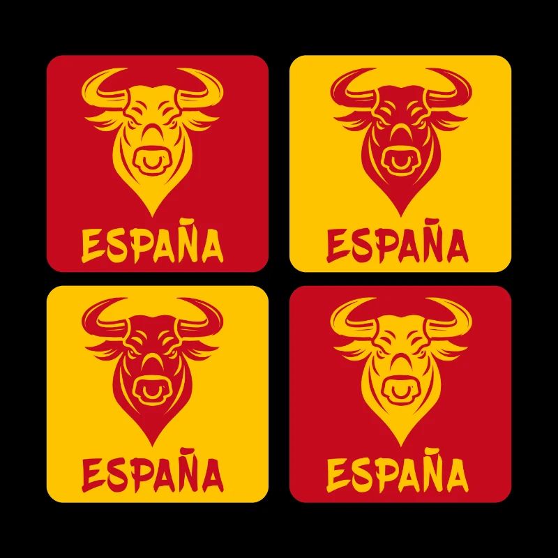 Espagne Taureau National Couleurs Design