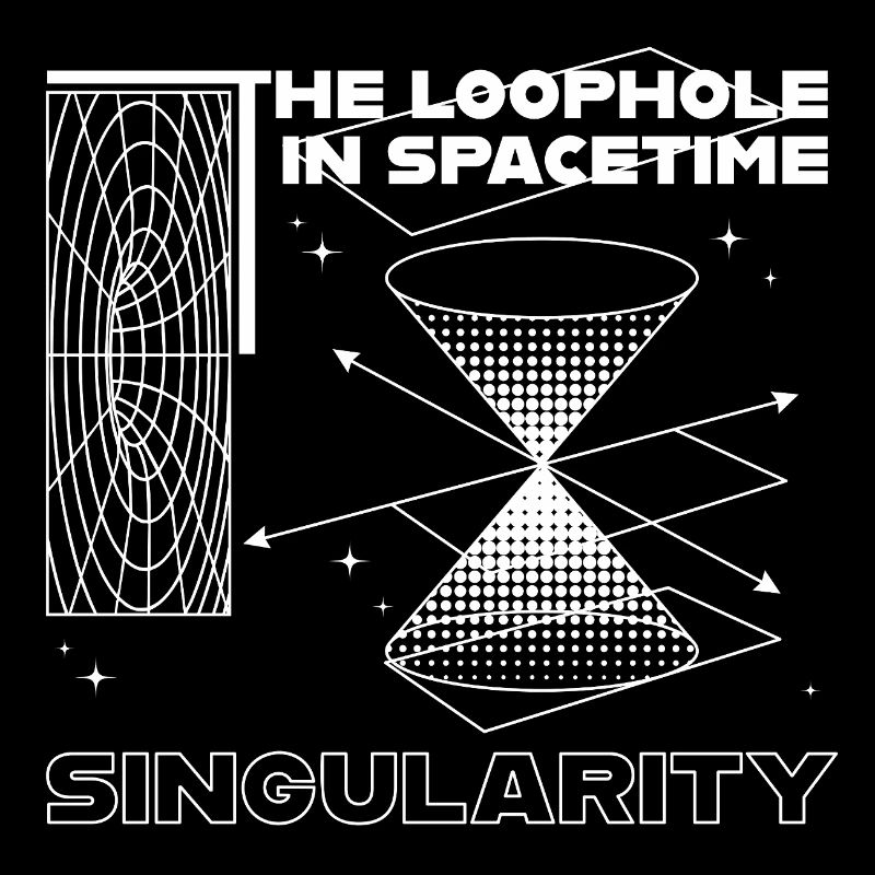 Singularity in the space-time hole