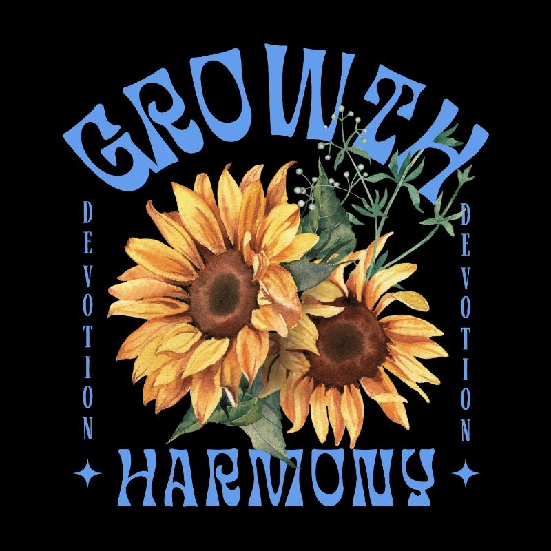 Harmonie de croissance Tournesol Art