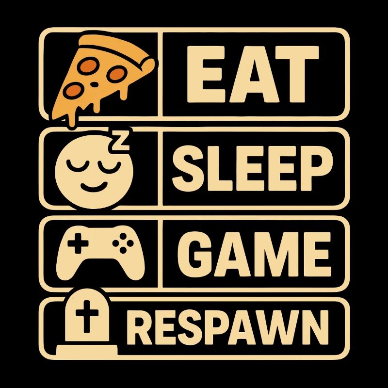 Conception du jeu Eat Sleep Respawn