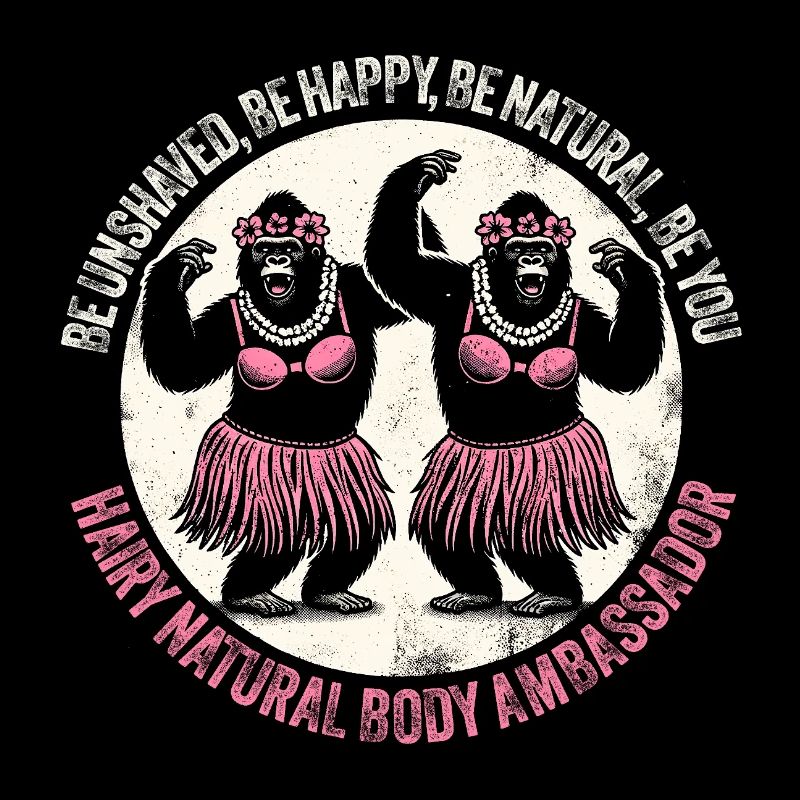Hula Dancer Gorilla Celebration Tee