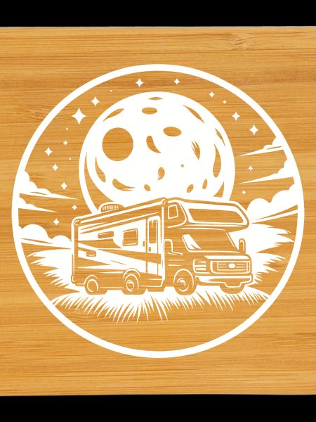 Motorhome Silhouette Camping Reis
