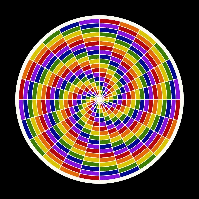 Conception d’art en spirale colorée