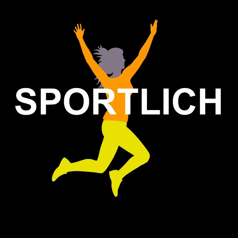 Dynamische Sprinterin Illustration