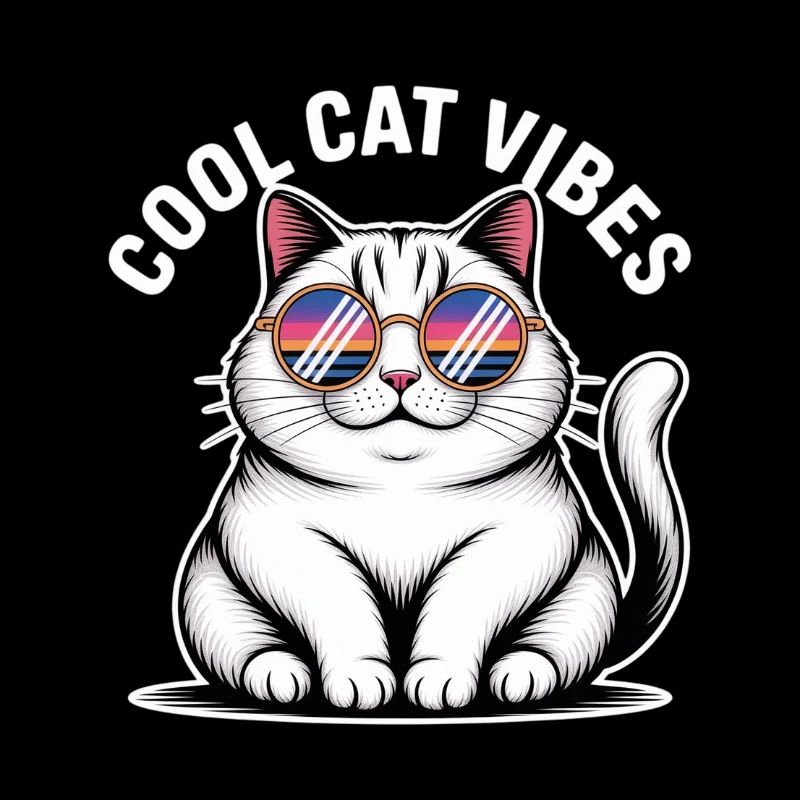 Buddy Cat with Wave Goggles