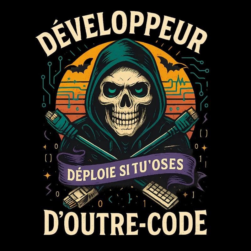 Web Developer - Halloween Skull