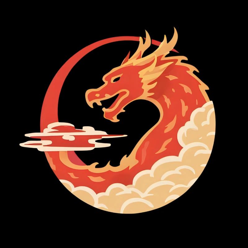 Fiery Dragon Swing - Chinese Design Dragon