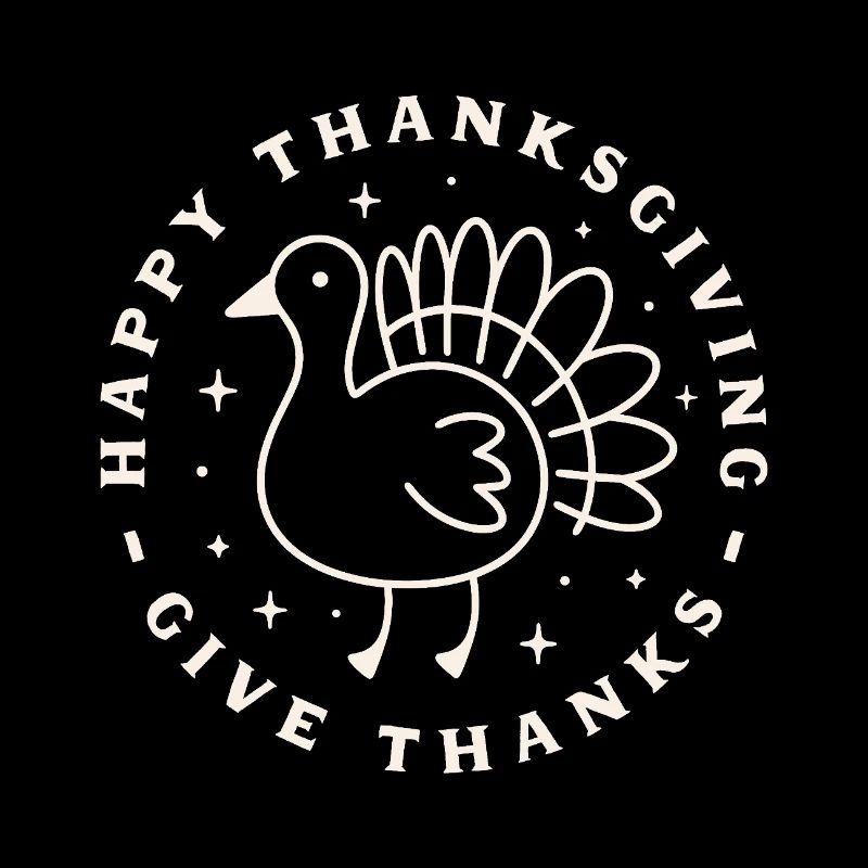 Joyeux thanksgiving rendre grâce salutations dinde
