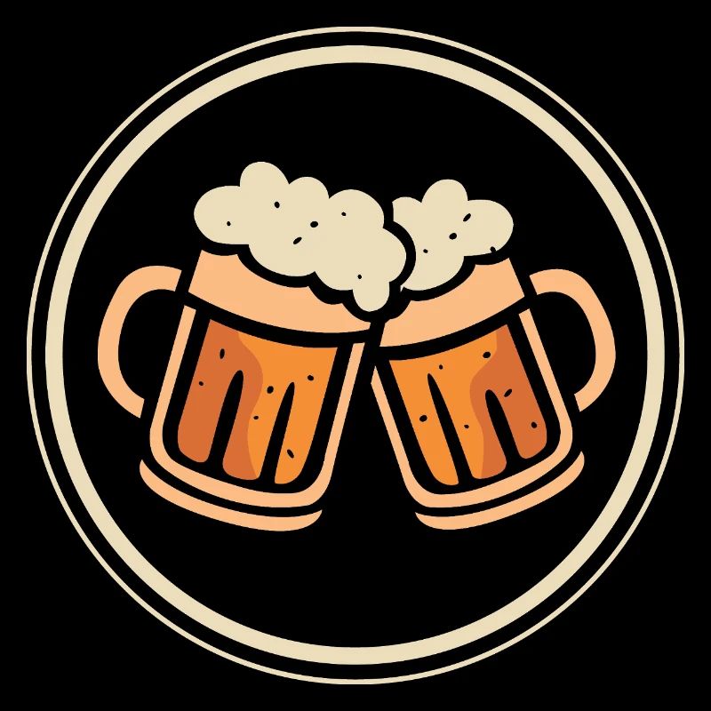 Cheers chopes à bière emblème dessin animé