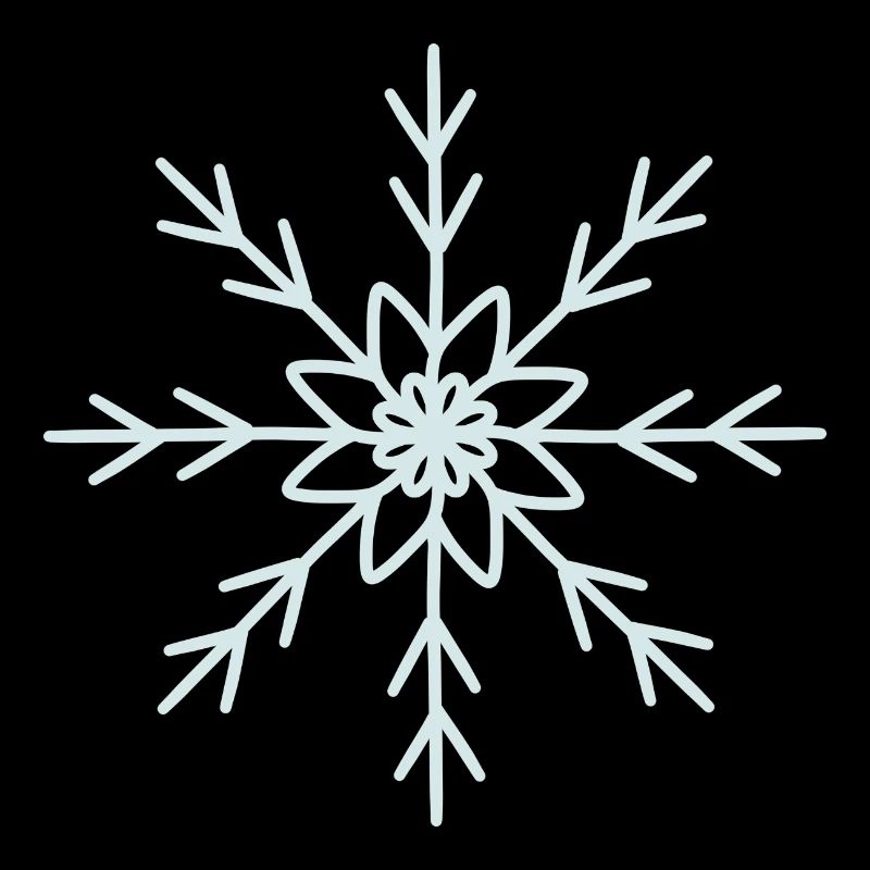 Elegant Snowflake Pattern Design