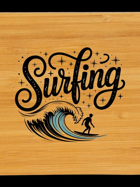 Surf - Logo Cool Surfer