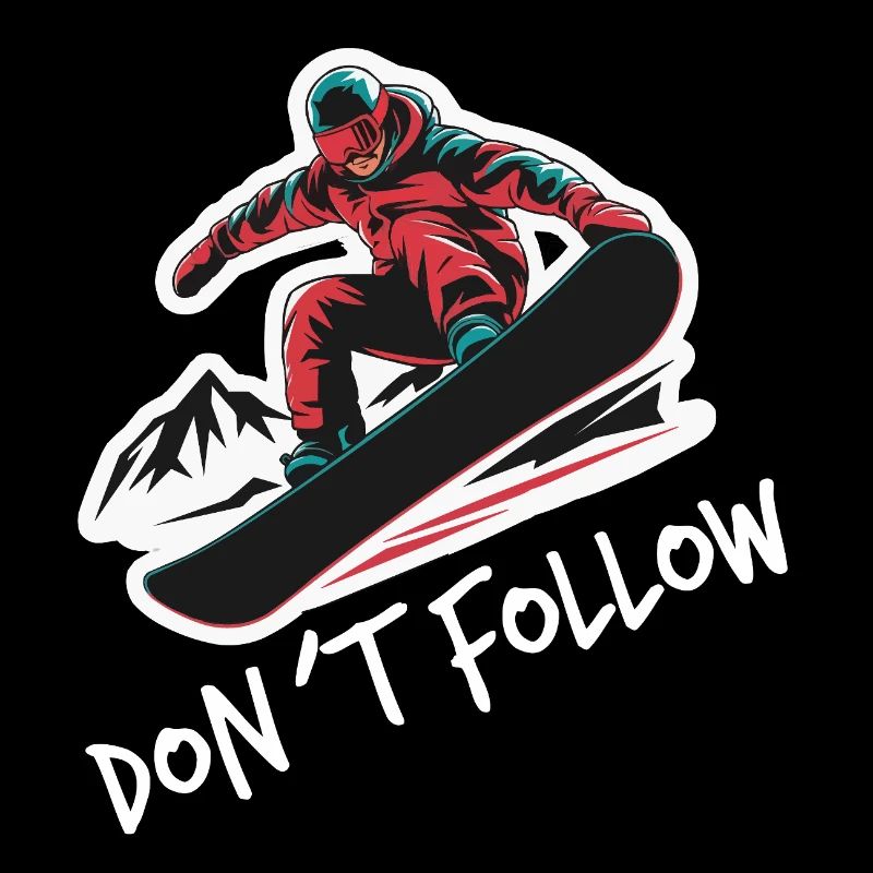 Snowboarder snowboarding