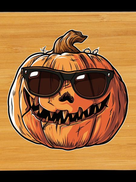 Cool Halloween pumpkin