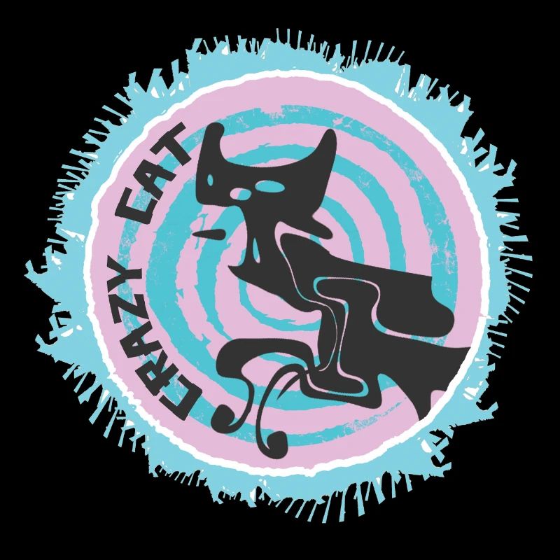 Chat abstrait avec citation