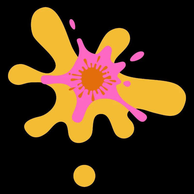 Artful color explosion design