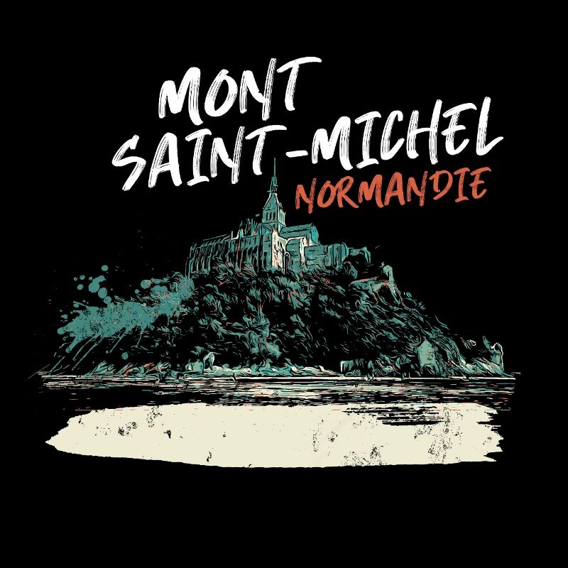 Stylized Mont Saint-Michel