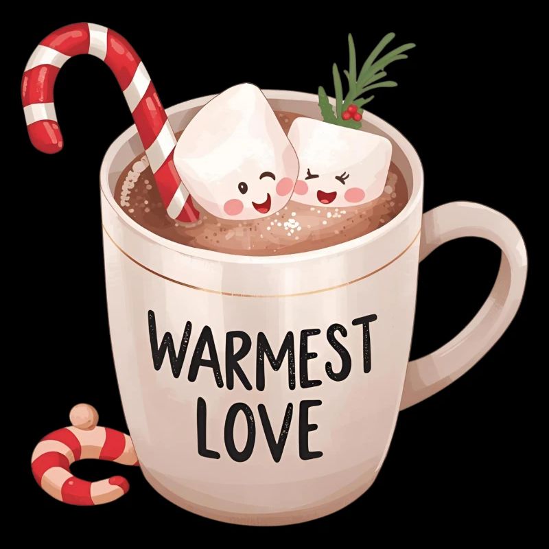 Chocolat chaud – Warmest Love Xmas Design
