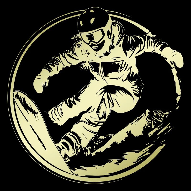 Snowboarder Silhouette