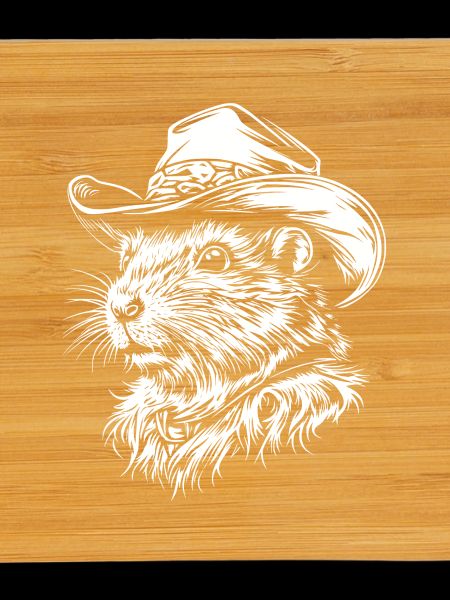Hamster Cowboy Hat Western