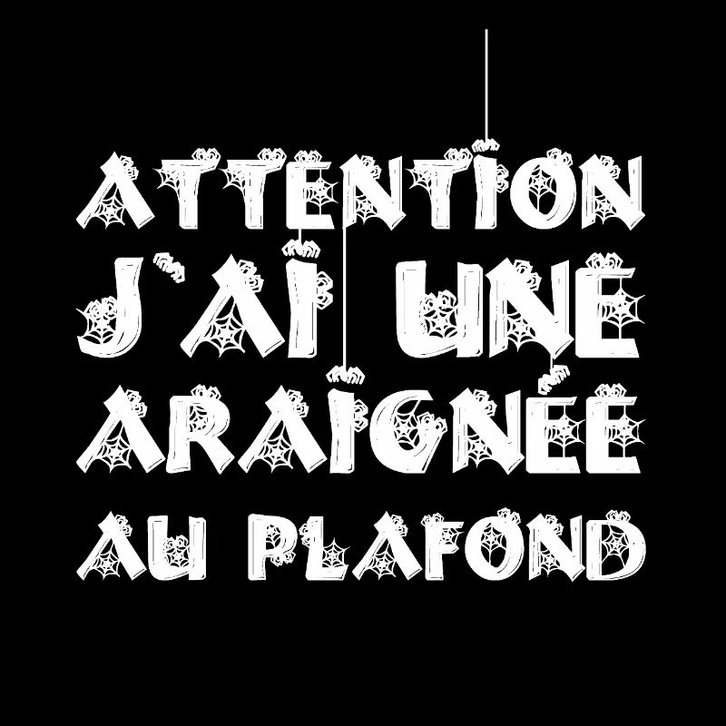 SEI VORSICHTIG, ICH HABE EINE SPINNE AN DER DECKE!