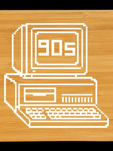 Retro 90s Console Pixel Art