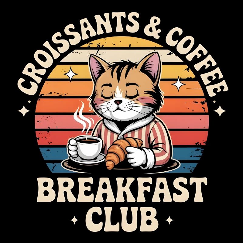 Cat Brunch Retro Café