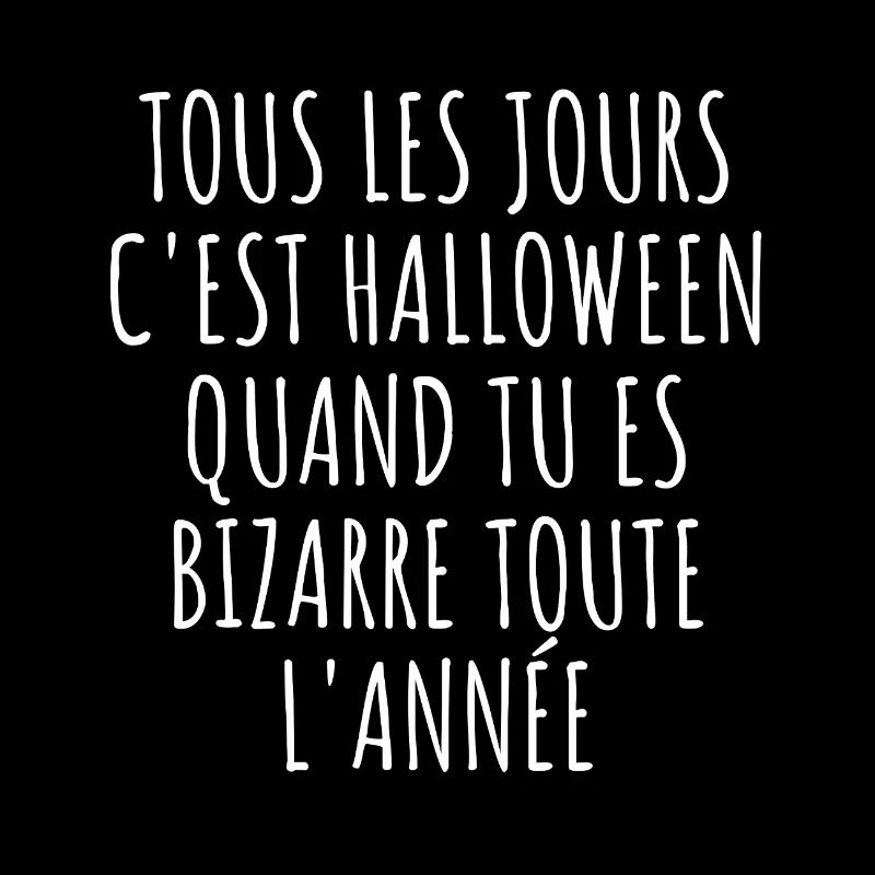 Halloween Gothic - Randzitat Frankreich
