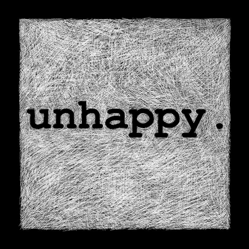 unhappy - White version