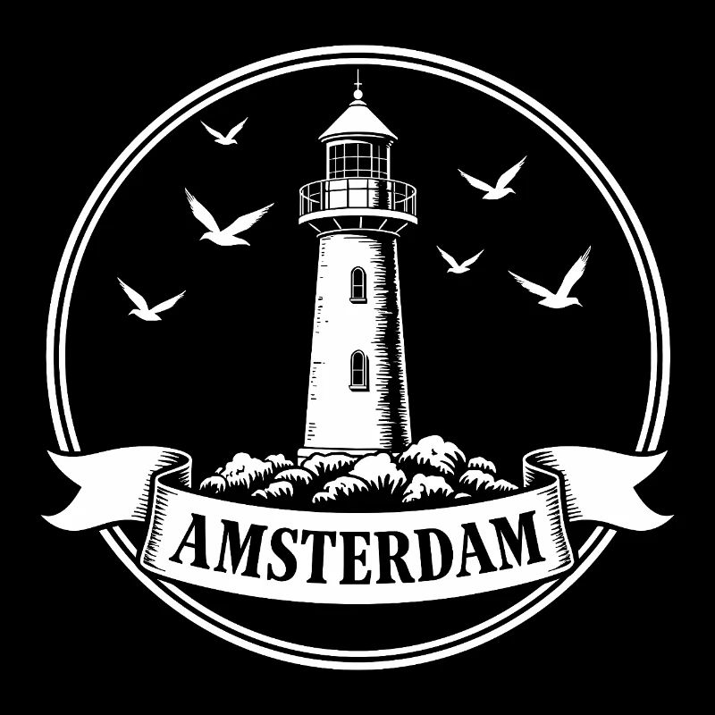 Leuchtturm Amsterdam Maritimes 