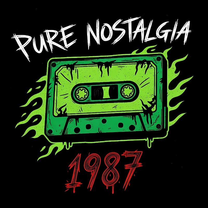 Vintage 1987 Cassette 38th Birthday Gift