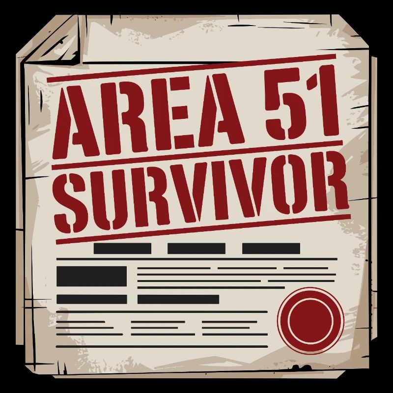 Funny Area 51 Survivor Alien UFO