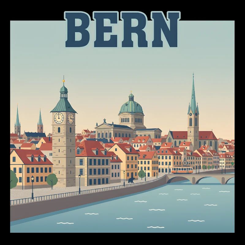 Bern Riverside-Stadtbild