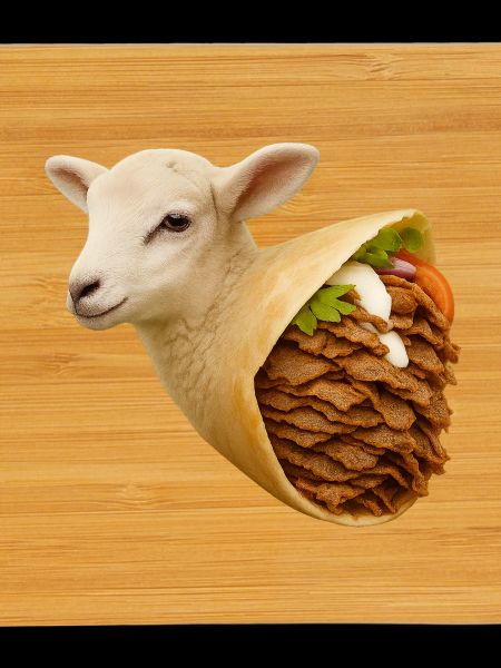 Lamb kebab | Reduced meat consumption