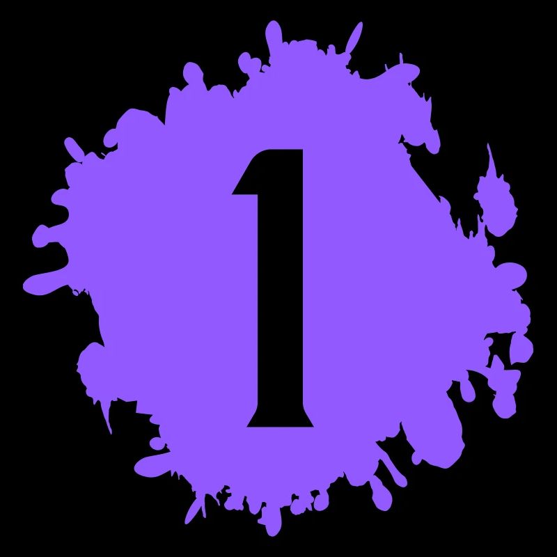 Nr1 Lila Splatter