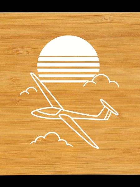 Gliding at sunset