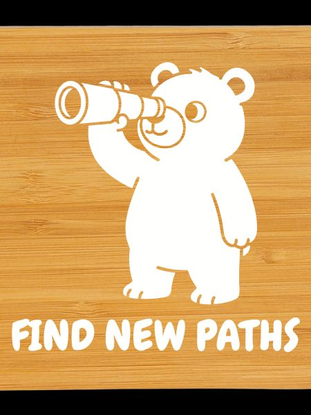 Bear with Telescope – New Paths