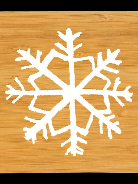 Snowflake Winter Christmas Retro Grunge