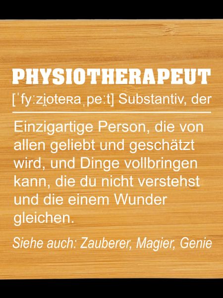 Physiotherapist definition funny