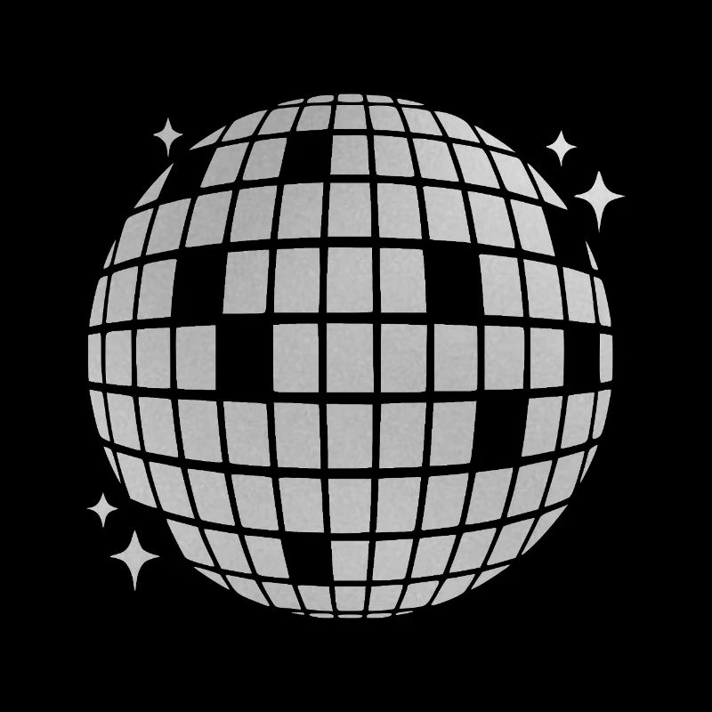 Éclat de mosaïque de boule disco