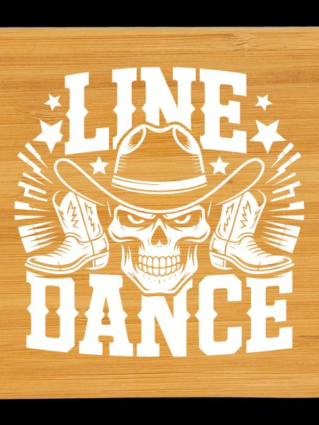 Line Dance Skull Western