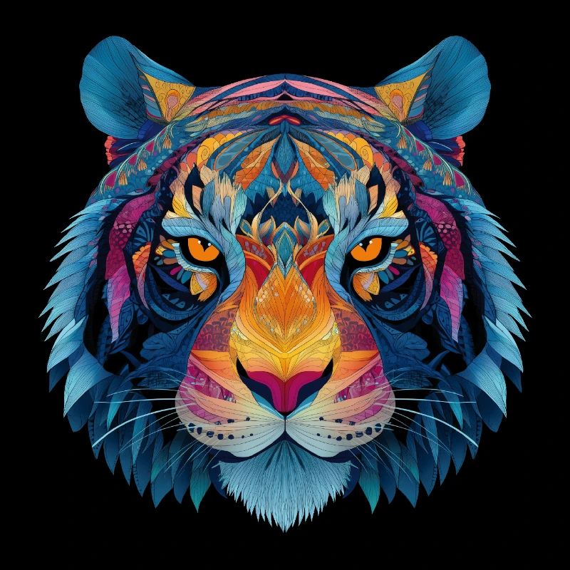 Tiger Kopf