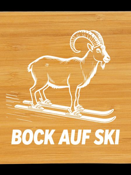 Funny ibex for skiers