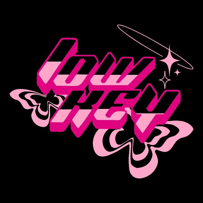 Glam Neon 80s Text