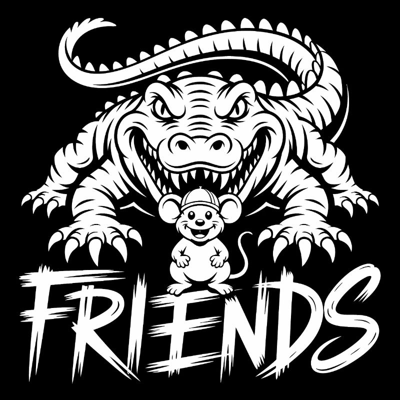 Amis pour la vie – Crocodile et Souris